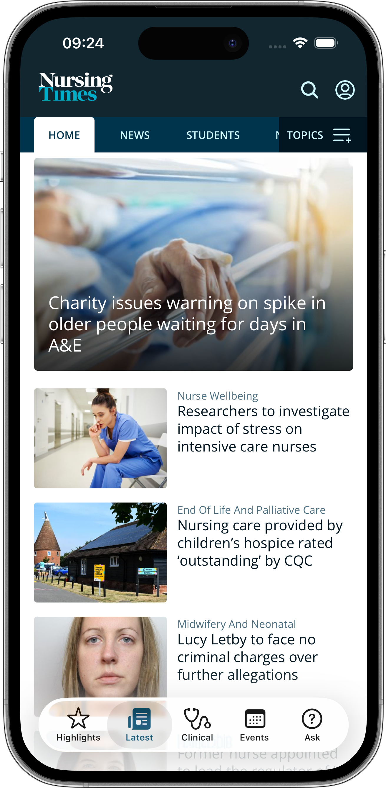 Article reading experience